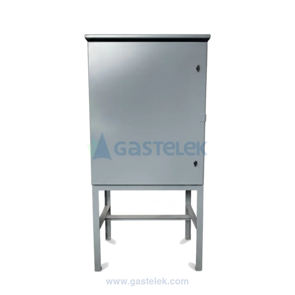 Gabinete de pulsos para equipo de medición con banco, 1 puerta