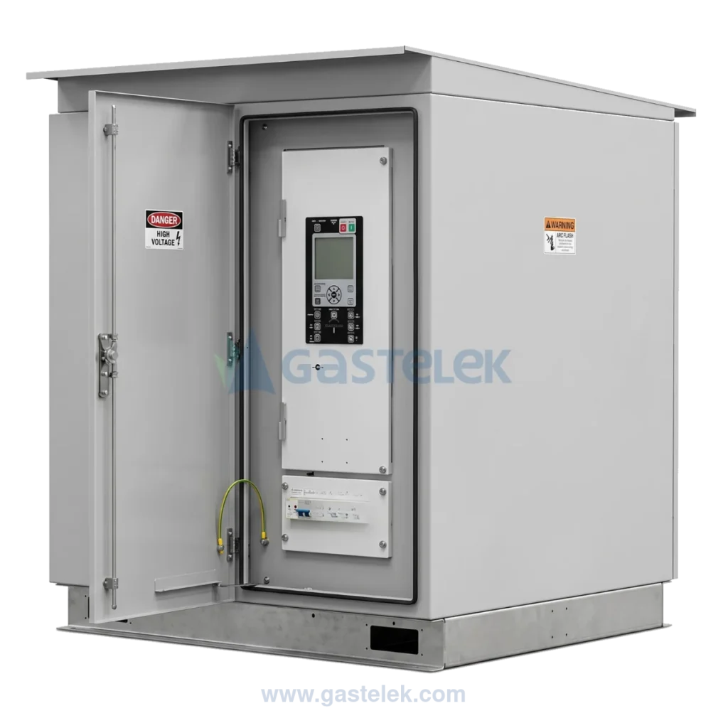 Restaurador tipo pedestal 15 kV, Noja Power