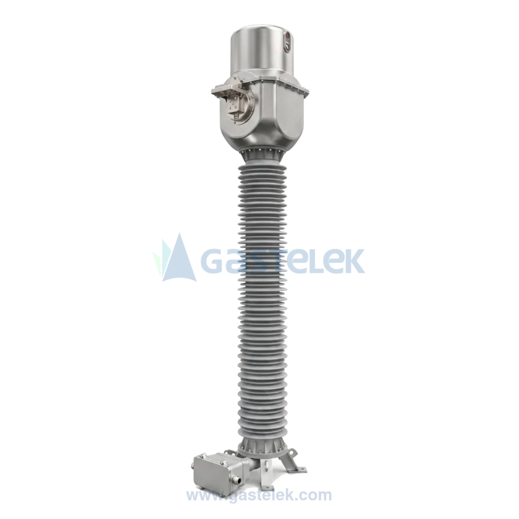 Transformador de corriente 115 kV, Arteche. Rel. 100x200 5/5 A